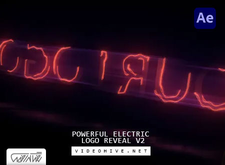 پروژه آماده لوگوموشن الکتریکی قدرتمند - Powerful Electric Logo Reveal V2
